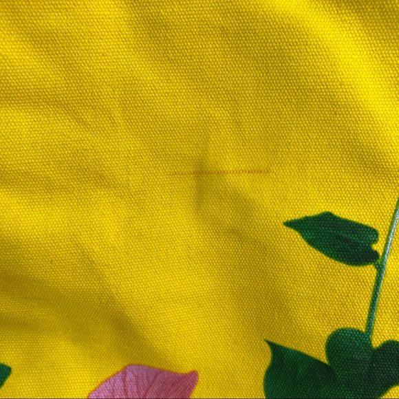 Isabella Fiore | Hibiscus Tropical Canvas Tote Bag - Picture 7 of 8